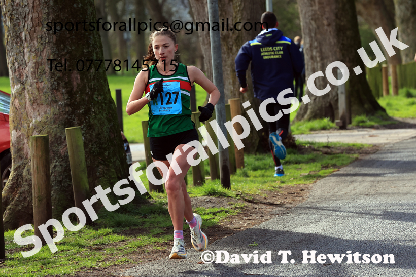 Senior Womens 6 Stage Road Relay, 2026 Northern Mens 12 and Womens 6 Stage Road Relays and Young Athletes 5k, Sheepmount Stadium, Carlisle. Photo: David T. Hewitson/Sports for All Pics
